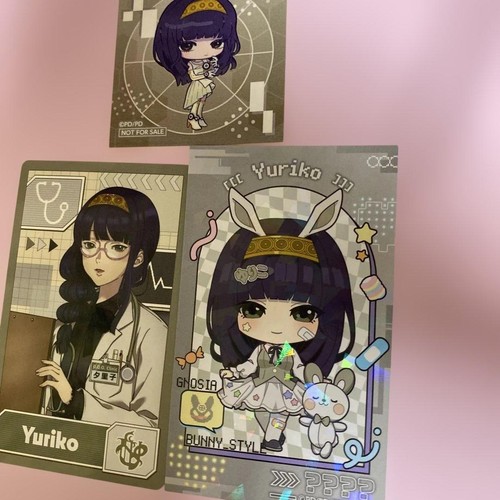 Gnosia yuriko kartenaufkleber - yuriko,