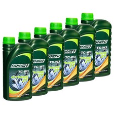 FANFARO Motoröl Outboard 2T TC 6x 1 Liter Außenbord Boot Motorenöl Boots Motor