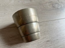 Wehrmacht Offiziers Becher silber "Kriegsweihnachten 1940"