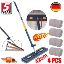 Bodenwischer Wischmop Mopp Mop Wischer Komplettset Mikrofaser Teleskopstiel Set