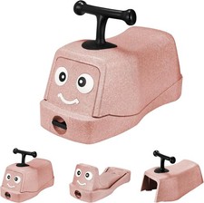 Rutschauto 1 Jahr, Babyrutscher mit Geräuschlose Räder, Babyroller Babyrollbrett