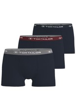 TOM TAILOR Pants Boxershorts Herren 3er Pack Unterhosen blau Baumwolle