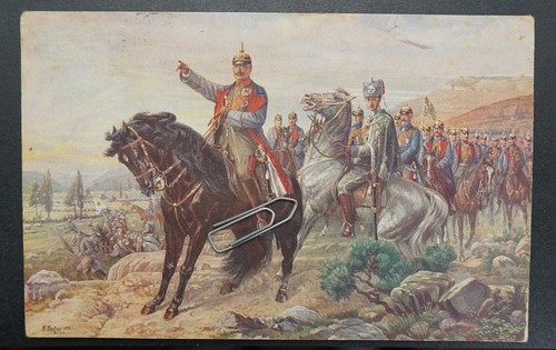 Feldpostkarte künstler kaiser - feldpostkarte,