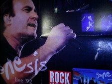 GENESIS POSTER 44 x 58 cm Vintage 90er Jahre PHIL COLLINS