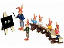 Gahlenz Hasenschule - Knickohrhasen - Ostern Osterhasen - Erzgebirge NEU & OVP