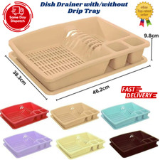 Küche Geschirrspüler mit Tropfschale Besteck Halter Teller strapazierfähig Geschirrregal