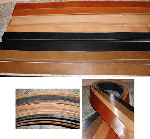 Leder flachriemen 9cm - leder,