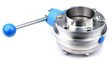 M&S 316L 1.4404 DN65 Ventil Pneumatik Scheibenventil Klappenventil