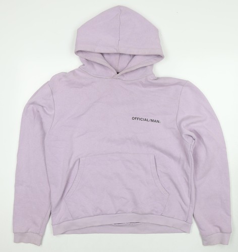 Lila pullover hoodie - lila, herren