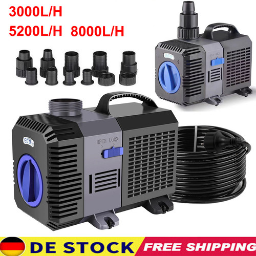 3000 8000l teichpumpe - 3000-8000l/h,
