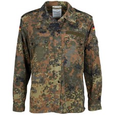 Original BW Bundeswehr Damen Feldbluse Flecktarn Gebraucht 