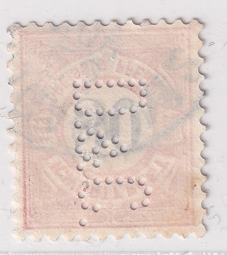 Württemberg 61 perfin - nr.,