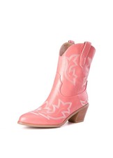 Damen Stickerei Cowboystiefel