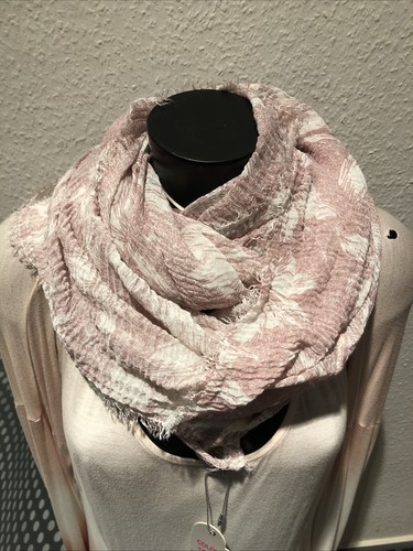 Loop schal rose weiß farbig - loop,