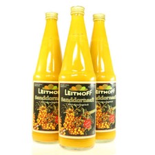 (12,69 EUR/l) 3 Flaschen 100% Sanddornsaft á 0,7l Sanddorn Saft