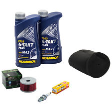 Wartung für Suzuki DR 500 S DR500 81-83 Set Öl 2L Luftfilter Ölfilter Zündkerze