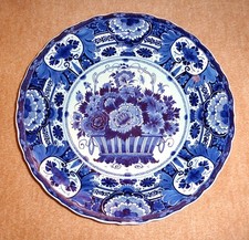 !!!! ROYAL DELFT DE PORCELEYNE FLES GROSSER ALTER WANDTELLER  KERAMIK !!!!