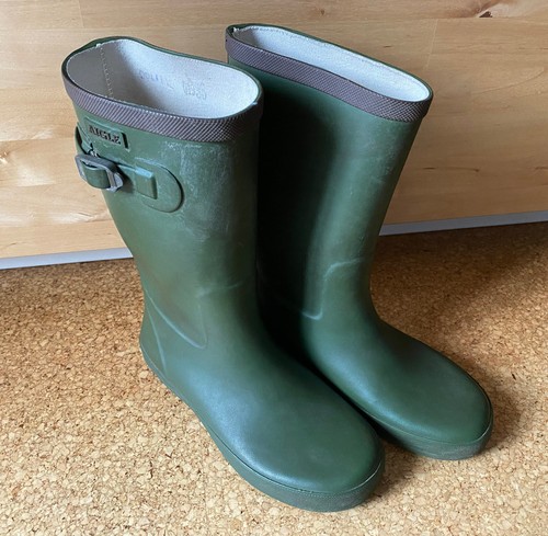 Grüne aigle gummistiefel - grüne, |