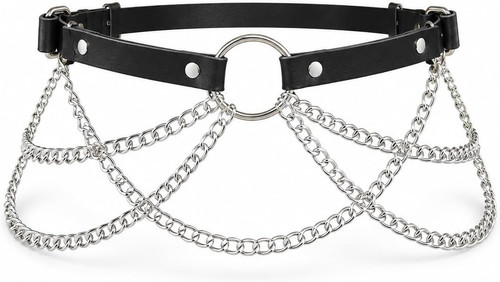 Gothic bauchkette damen mit - gothic,