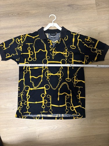 Vintage gucci polo shirt - ,