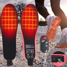 Beheizbare Einlegesohlen Heizsohlen Thermosohle Fußwärmer mit Fernbedienung