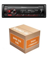 Autoradio Pioneer MVH-S320BT für BMW 3er E46 Professional Navigation Schwarz Blu