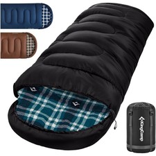 Erwachsenen Schlafsack Winter  Flannel Baumwolle Camping 3-4 Jahreszeiten