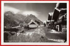 Garmisch-Partenkirchen (um 1935) - Frühlingstraße mit Wetterstein - Alpen AK 276