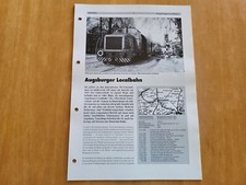 Neben- und Schmalspurbahnen - Bayern / Augsburger Localbahn auf 20 Seiten