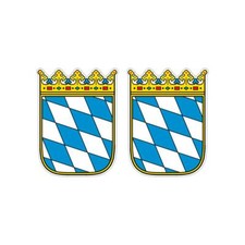 2 Stück Wappen Aufkleber