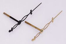 Ersatz Langgehäuse Uhr Sekundenzeiger Teil Schwarz Messing 33mm oder 48mm Reparaturen