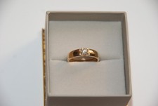 Ring Gold 585/14 kt. Brillant 0,20 ct.CHRIST