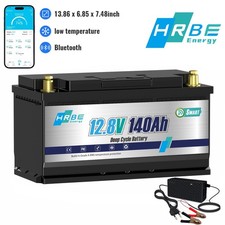 12V 140Ah LiFePO4 Lithium Batterie Bluetooth Überwachung BMS RV Solaranlage