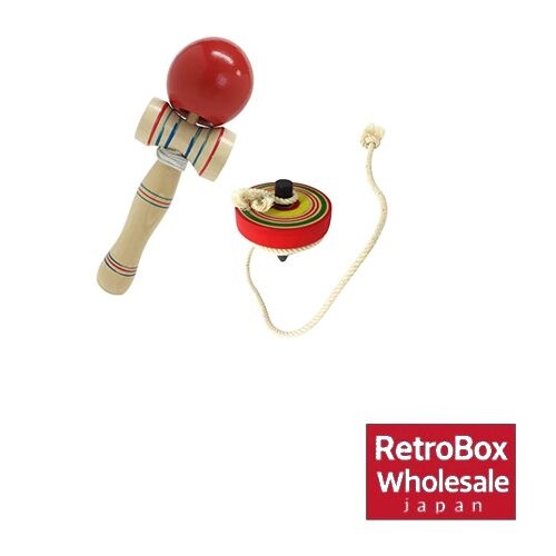 Kendama holzkreisel set - &,