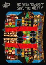Kunstkarte Hundertwasser "USE
