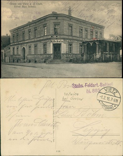 Postcard vietz - postcard, (ostbahn)