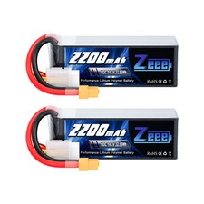 2x Zeee 4S 2200mAh 14.8V Lipo