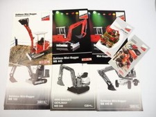 8 Prospekte Gehlmax MB Minibagger 1980/90er Jahre