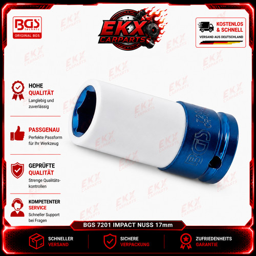 Bgs 7201 impact nuss 17mm - nuss,