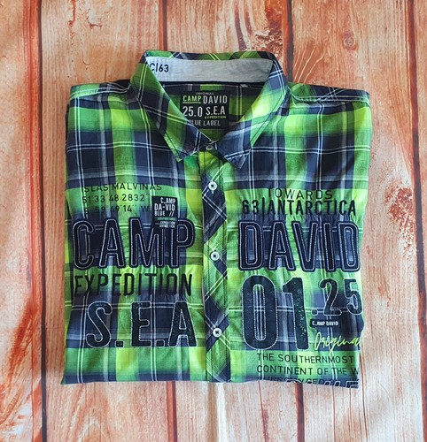 Camp david hemd neongrün - -,
