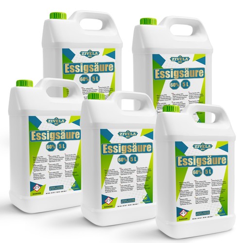 25l essigsäure 5x5l - 25l, 60%