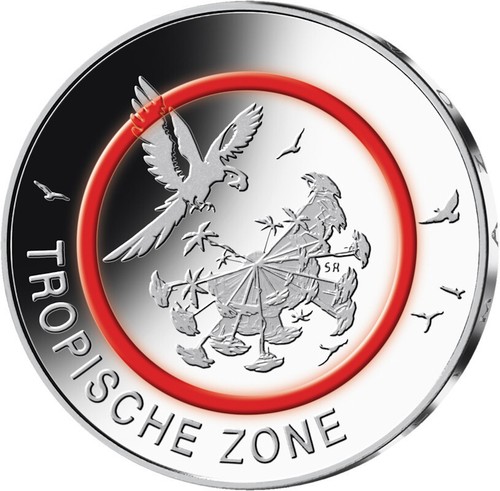 Euro gedenkmünze tropische - 5, "tropische