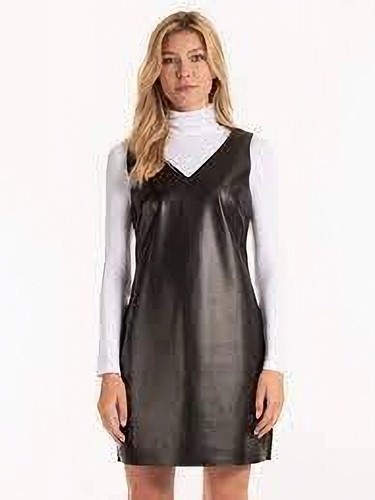 Elegant etuikleid leder - etuikleid, kleid