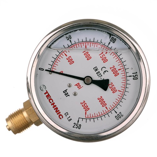 Manometer glyzerin 250 - manometer, 0-250