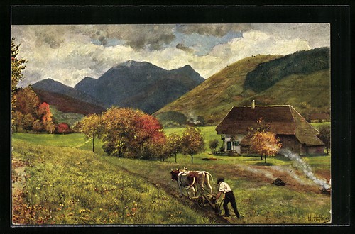 Künstler heinrich - künstler-ak,
