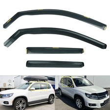 4x Getönte Wind-Regenabweiser