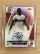 Silas VfB Stuttgart Topps Chrome Bundesliga 2021/22 Autograph Auto