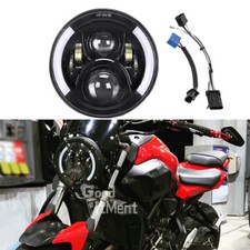 Für Yamaha Suzuki Honda 7" Frontscheinwerfer LED Blinker Abblendlicht Fernlicht