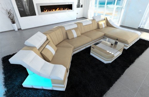 Eckcouch leder sofa ledersofa - eckcouch,
