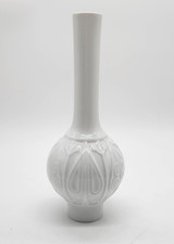 21.3 White OP ART Solifleur Vase Porzellanvase By Edelstein 17,5cm